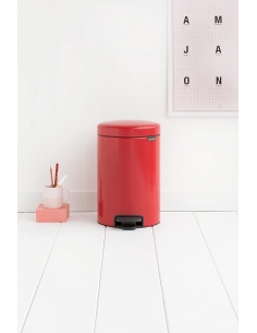 SILENT  POUBELLE A PEDALE 20L PASSION RED 2