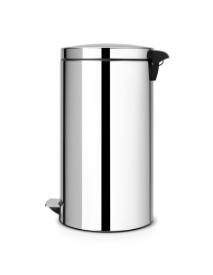 SILENT POUBELLE A PEDALE 45L Brilliant steel 2